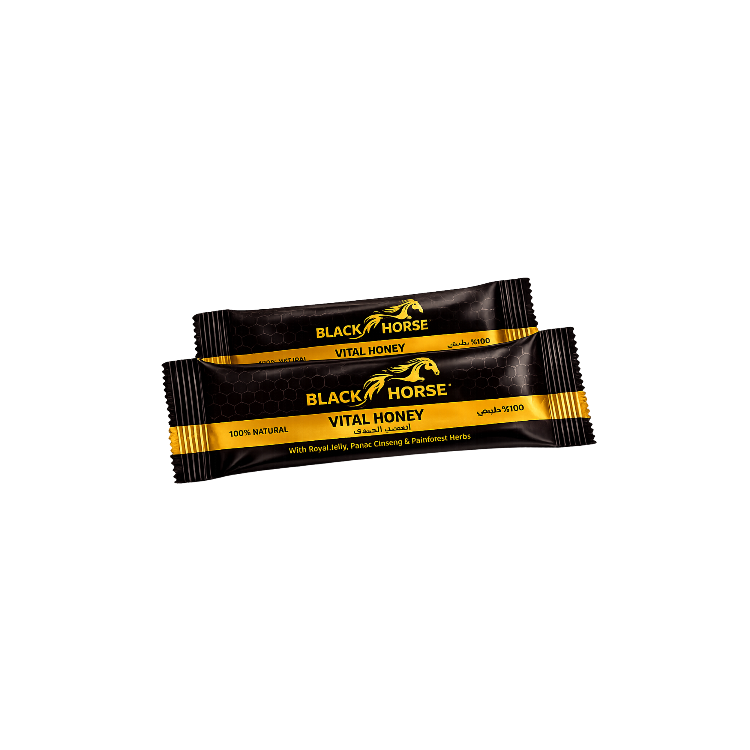 Black Horse Honingsachet – Enkele natuurlijke honingstick